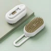Escova A Vapor Para Pets 3 Em 1 Branco com Laranja - Imagem 2