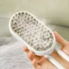 Escova A Vapor Para Pets 3 Em 1 Branco com Laranja - Imagem 5