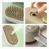 Escova A Vapor Para Pets 3 Em 1 Branco com Laranja - Imagem 6
