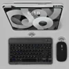 Kit Teclado e Mouse Sem Fio Bluetooth Recarregável Preto - Imagem 3