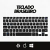 Kit Teclado e Mouse Sem Fio Bluetooth Recarregável Preto - Imagem 6