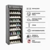 Sapateira Multiuso 9 Andares Organizador Com Porta - Imagem 7