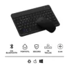 Kit Teclado e Mouse Sem Fio Bluetooth Recarregável Preto - Imagem 9