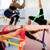Cinto Para Exercícios Físicos Kit 5 Elásticos - Imagem 7