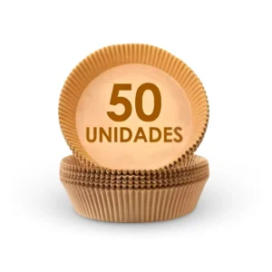 Forro de Papel Antiaderente Para Airfryer 50 unidades Forro de Papel Antiaderente Para Airfryer 50 unidades