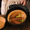 Forro de Papel Antiaderente Para Airfryer 50 unidades - Imagem 5