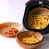 Forro de Papel Antiaderente Para Airfryer 50 unidades - Imagem 2