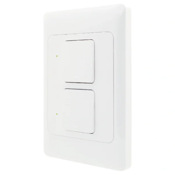 Interruptor inteligente WiFi  2 Botões Branco