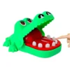 Brinquedo Infantil Crocodilo Boca De Dentista Mordida Finger Game - Imagem 3