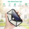 Luminária Solar com 100 Led e Sensor de Presença - Imagem 4