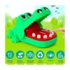Brinquedo Infantil Crocodilo Boca De Dentista Mordida Finger Game - Imagem 4