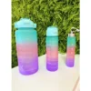 Kit 3 Garrafas Água Squeeze Motivacional 300ML + 900ML + 2000ML - Imagem 6