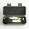 Mini Lanterna Com Led e Zoom Recarregável USB Tática Profissional - Imagem 7