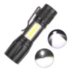 Mini Lanterna Com Led e Zoom Recarregável USB Tática Profissional - Imagem 5