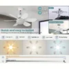 Lâmpada Ventilador Multifuncional Silencioso 40W - Imagem 7