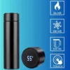 Garrafa Térmica 500ml Com Medidor De Temperatura Digital Led - Imagem 7