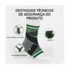 Tornozeleira Ortopédica Compressão Estabilizadora Elástica - Imagem 4