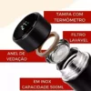 Garrafa Térmica 500ml Com Medidor De Temperatura Digital Led - Imagem 5