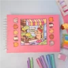 Kit Livro de Colorir Capa Dura Rosa Com 24 Canetinhas - Imagem 8