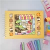 Kit Livro De Colorir Capa Dura Amarelo Com 24 Canetinhas - Imagem 8