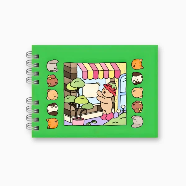 Livro De Colorir Bobbie Goods Capa Dura Verde